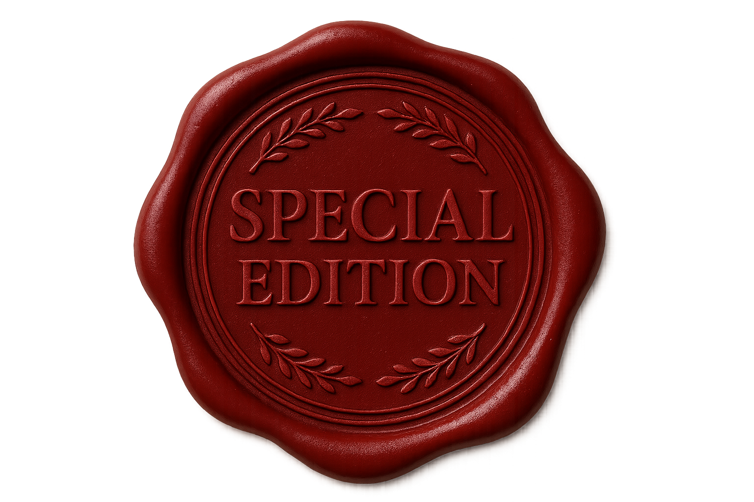 Red Seal with Special Edition on it