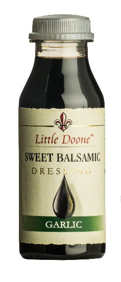 Little Doone Garlic Sweet Balsamic Dressing plastic bottle