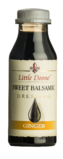 Little Doone Ginger Sweet Balsamic Dressing plastic bottle