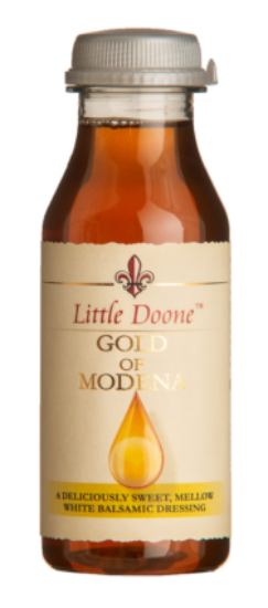 Little Doone Gold of Modena Sweet Balsamic Dressing plastic bottle