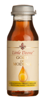 Load image into Gallery viewer, Little Doone Gold of Modena Sweet Balsamic Dressing plastic bottle
