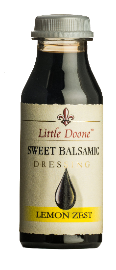 Little Doone Lemon Zest Sweet Balsamic Dressing plastic bottle