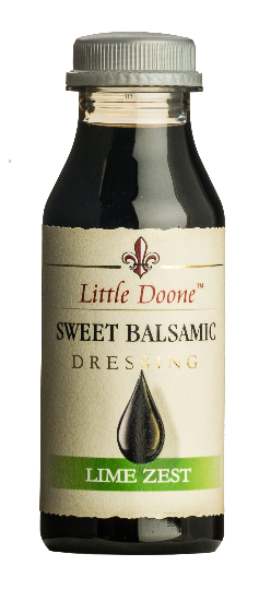 Little Doone Lime Zest Sweet Balsamic Dressing plastic bottle