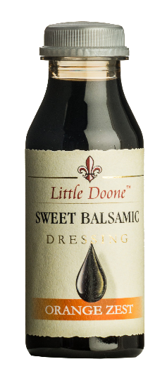 Little Doone Orange Zest Sweet Balsamic Dressing plastic bottle