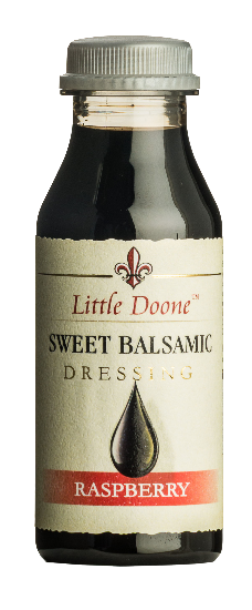 Little Doone Raspberry Sweet Balsamic Dressing plastic bottle