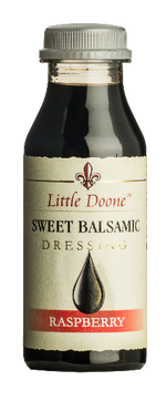 Load image into Gallery viewer, Little Doone Raspberry Sweet Balsamic Dressing plastic bottle
